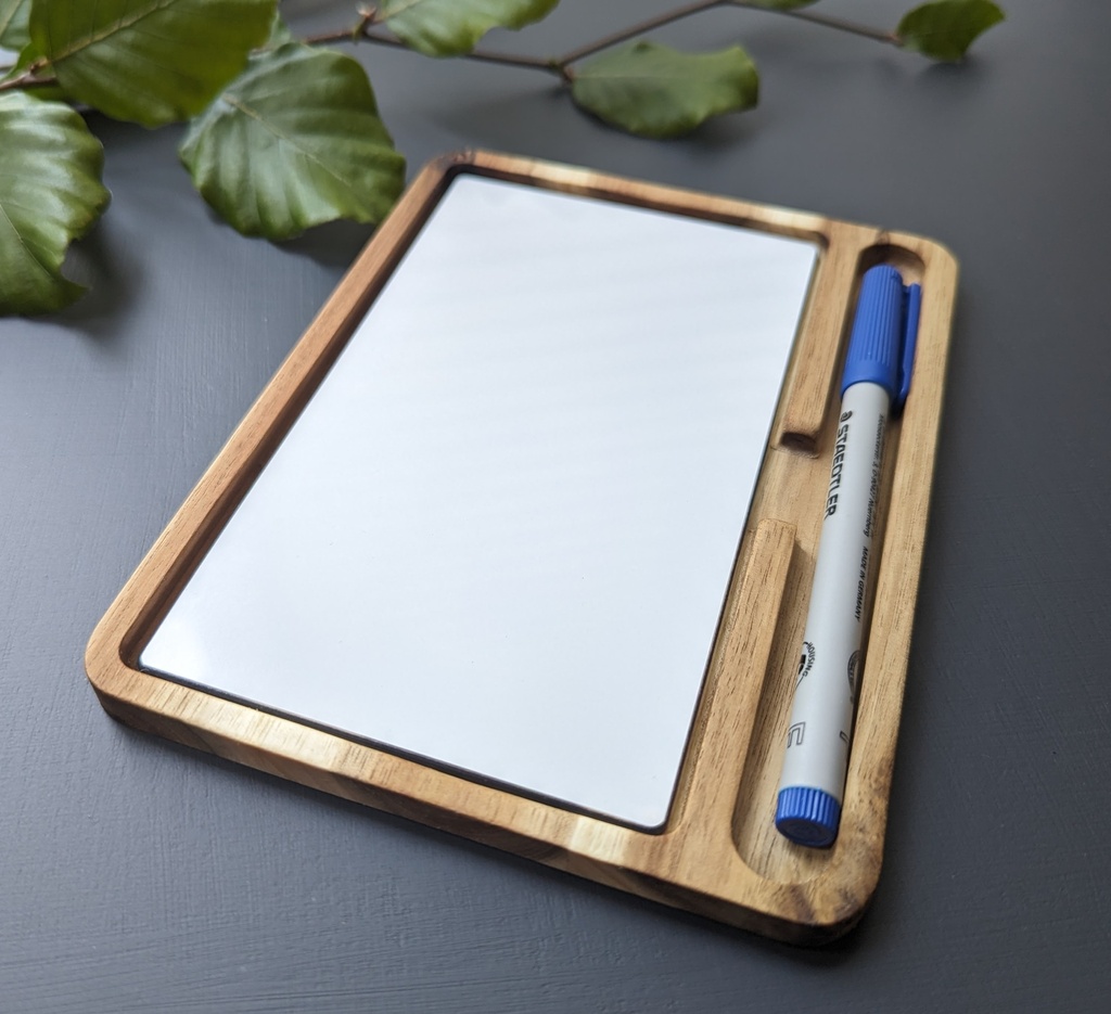 Barebaric notepad mini A reusable, washable mini desk whiteboard