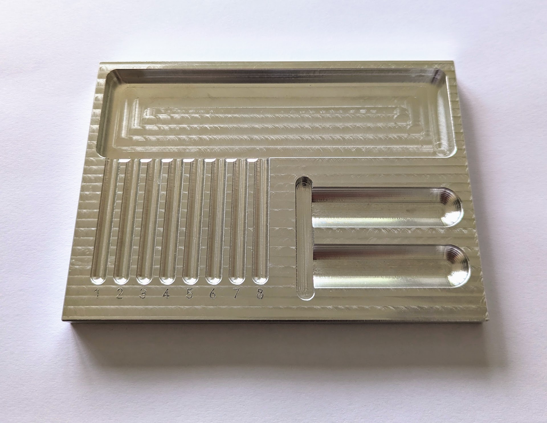 Lockpicking tray aluminium, wie Lock Picking Lawyer