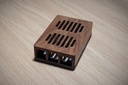 Barebaric Raspberry Pi 4 Case made from real walnut wood