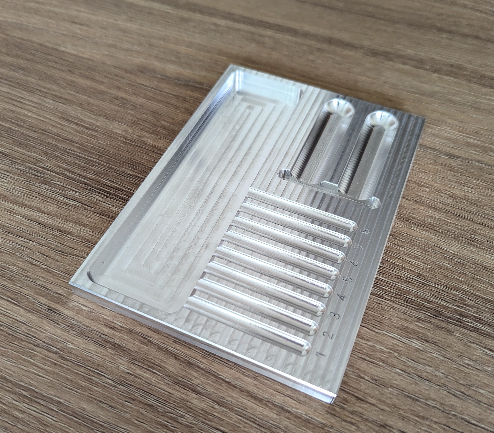 Lockpicking tray aluminium, wie Lock Picking Lawyer