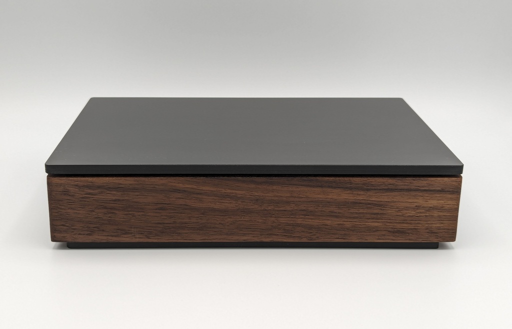 Walnut wood enclosure 240 x 160 x 49 mm Project Box Electronics Enclosure Amplifier HIFI, Walnut Case, Premium