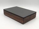 Walnut wood enclosure 240 x 160 x 49 mm Project Box Electronics Enclosure Amplifier HIFI, Walnut Case, Premium