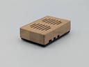 Barebaric Raspberry Pi 5 Gehäuse aus Holz (Eiche oder Nussbaum), Case aus Echtholz