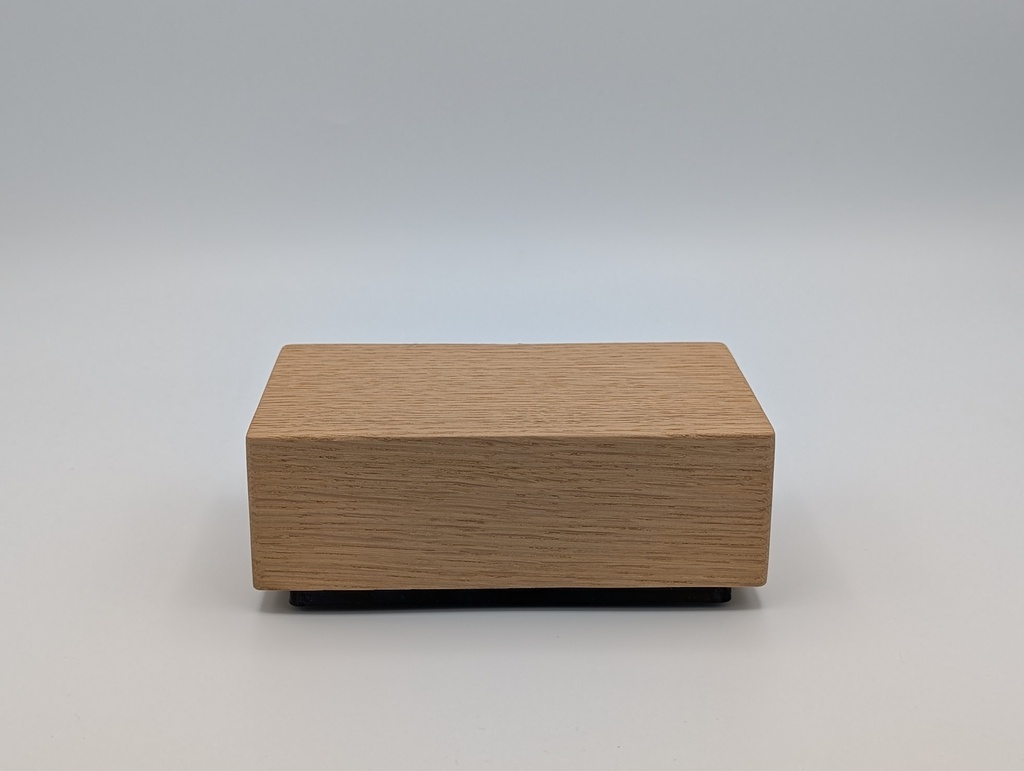 Gehäuse aus Nussbaum Eiche Tigerwood Holz 135 x 85 x 41 mm Projektbox Elektronik Case für Verstärker HIFI, Hohe Qualität, auf Maß, Holzgehäuse