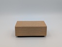 Caixa de Projeto de Eletrônicos em Nogueira Carvalho Tigerwood 135 x 85 x 41 mm Caixa de madeira para amplificador HIFI