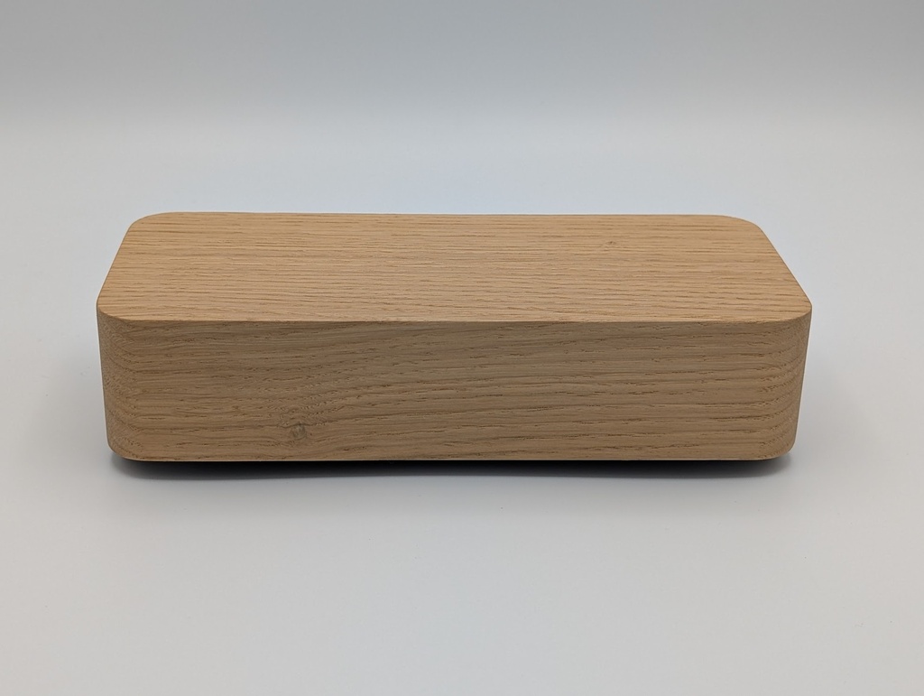 Dynabox - Holzgehäuse aus Eiche, Tigerwood oder amerikanischem Nussbaum, verschiedene Größen, Elektronik Box, für Nixie Uhr, Audio oder Hifi Projekte